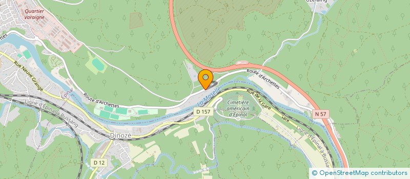 localisation de l'entreprise SCI MIGNON QUATRE NATIONS à EPINAL