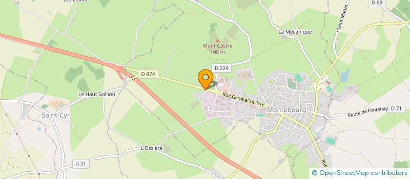 localisation de l'entreprise SCI MIGNOT  MONTEBOURG