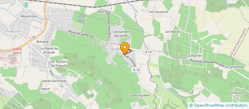 localisation de l'entreprise SCI MIGNOT IJ  SAINT-PHILIPPE-DU-SEIGNAL