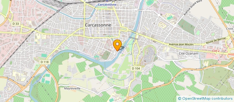 localisation de l'entreprise SCI MIGODOMUS à CARCASSONNE