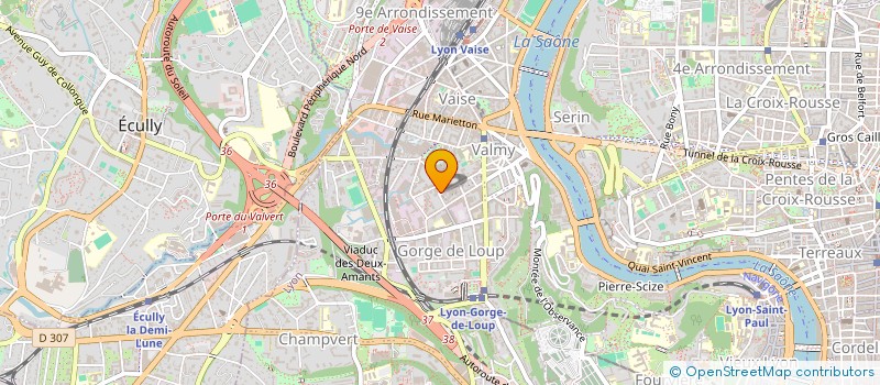 localisation de l'entreprise SCI MIGOU  LYON