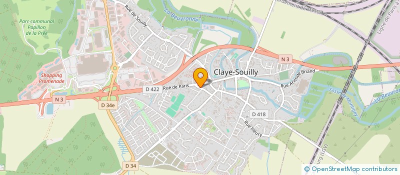 localisation de l'entreprise SCI MIGUEL ET INES  VILLEROY