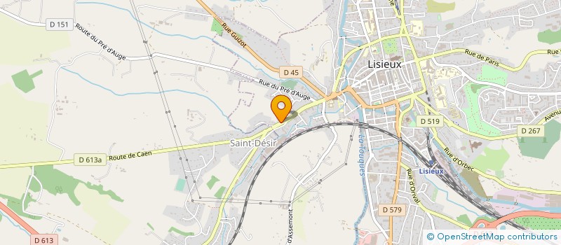 localisation de l'entreprise SCI MIGUILLAUME à LISIEUX