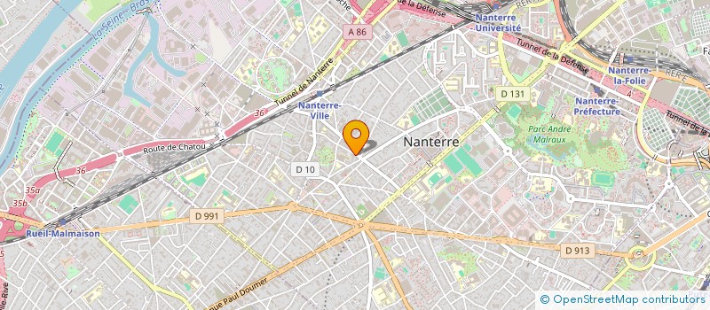 localisation de l'entreprise SCI MIGUYDEIS  NANTERRE