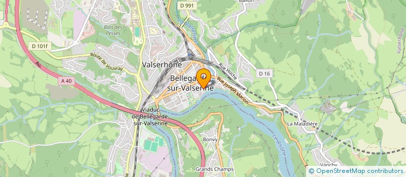 localisation de l'entreprise SCI MIH à VALSERHONE