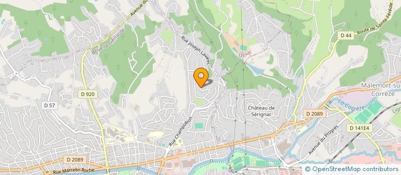 localisation de l'entreprise SCI MIJAC  BRIVE-LA-GAILLARDE