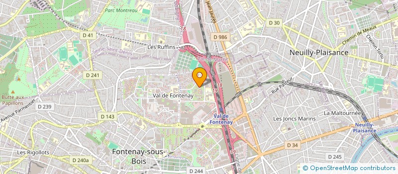 localisation de l'entreprise SCI MIJALI à FONTENAY-SOUS-BOIS