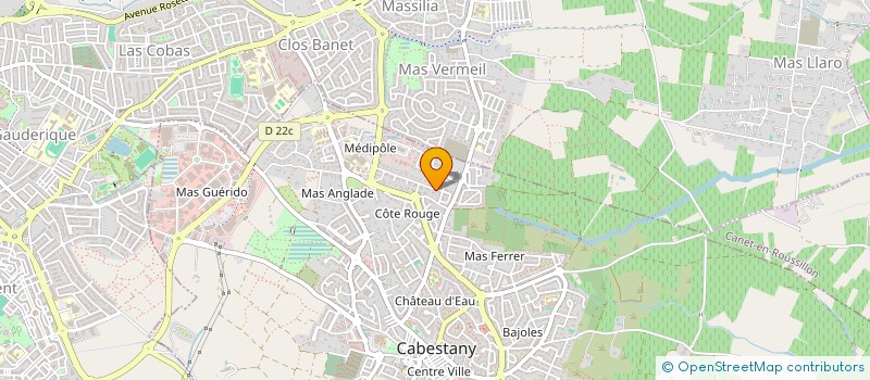 localisation de l'entreprise SCI MIJANA  CABESTANY