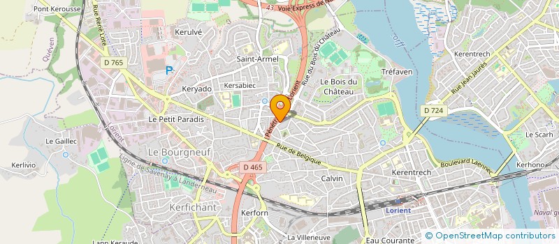 localisation de l'entreprise SCI MIJE  LORIENT