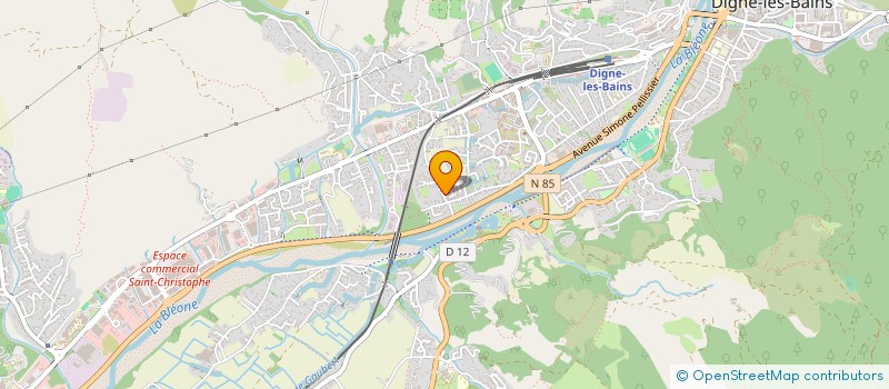 localisation de l'entreprise SCI MIJEANFRED à DIGNE-LES-BAINS
