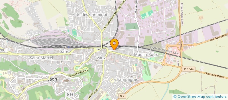 localisation de l'entreprise SCI MIJG à LAON