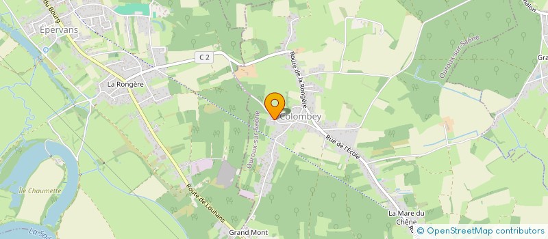 localisation de l'entreprise SCI MIJL IMMO  OUROUX-SUR-SAONE