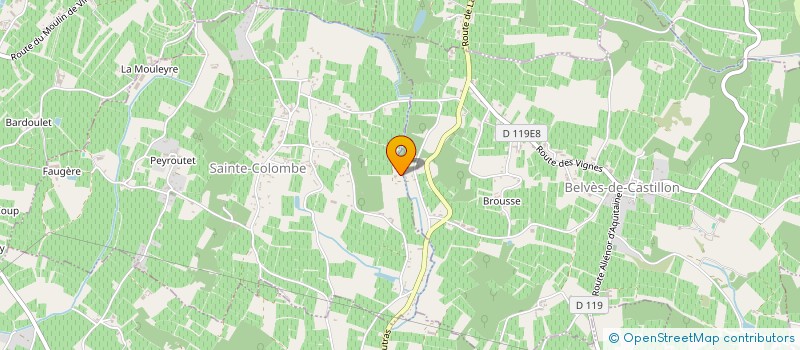 localisation de l'entreprise SCI MIJO  SAINTE-COLOMBE