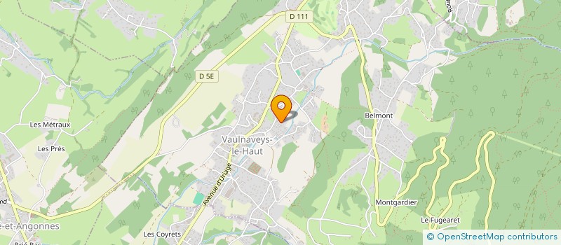 localisation de l'entreprise SCI MIJOPACO  VAULNAVEYS-LE-HAUT