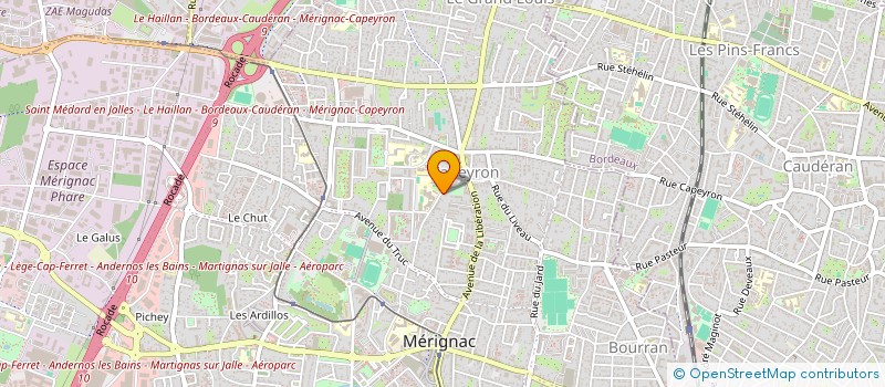 localisation de l'entreprise SCI MIJOPHER  MERIGNAC