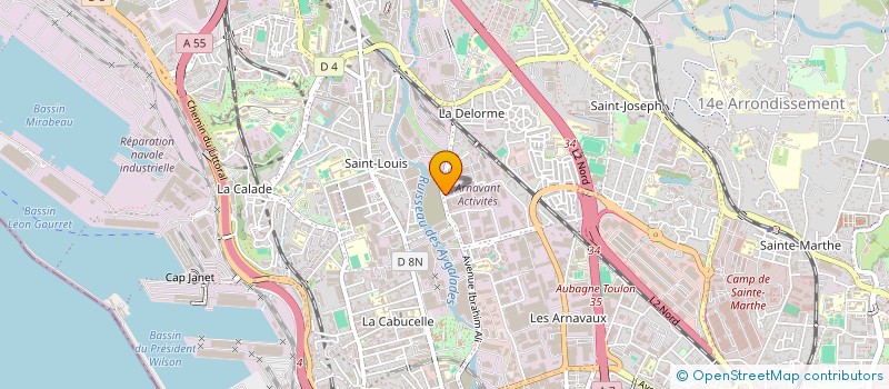 localisation de l'entreprise SCI MIJOREL à MARSEILLE 15EME