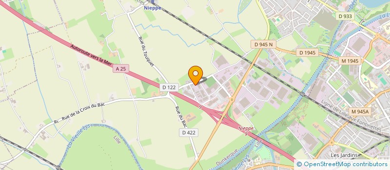 localisation de l'entreprise SCI MIJU  NIEPPE