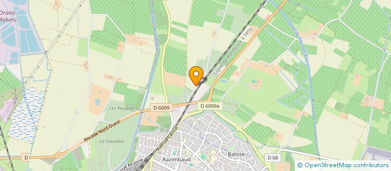 localisation de l'entreprise SCI MIJUG à NARBONNE