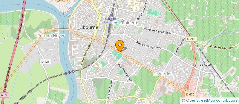 localisation de l'entreprise SCI MIJYP  LIBOURNE