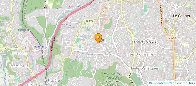 localisation de l'entreprise SCI MIKA à LE CANNET