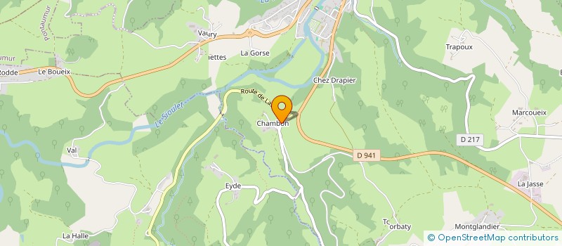 localisation de l'entreprise SCI MIKA PONTAUMUR  PONTAUMUR