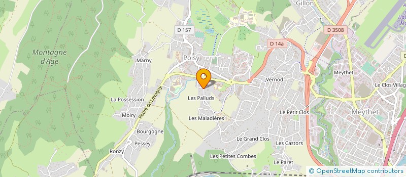 localisation de l'entreprise SCI MIKADELF INVESTISSEMENT  POISY