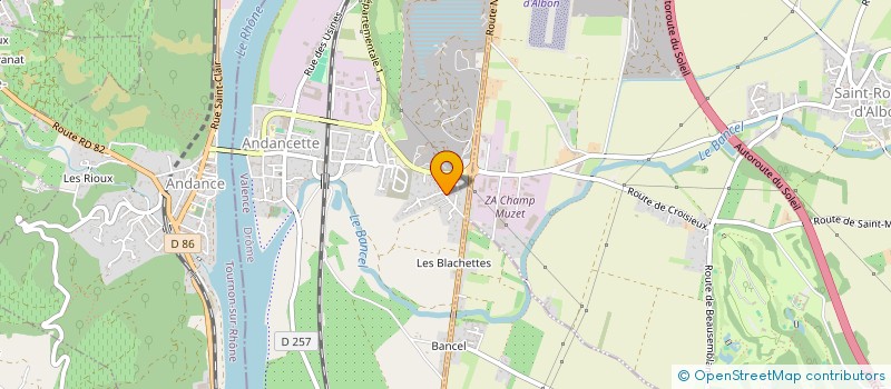 localisation de l'entreprise SCI MIKADO  ANDANCETTE