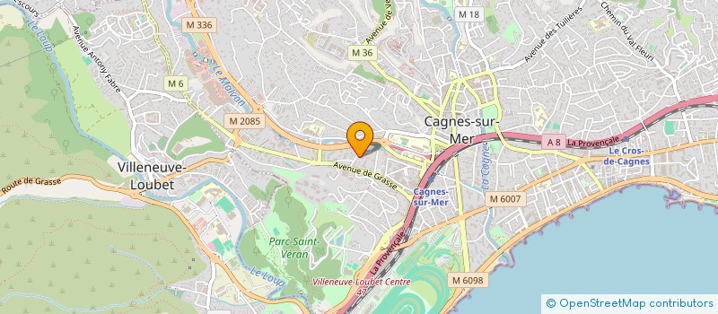 localisation de l'entreprise SCI MIKAIL à CAGNES-SUR-MER