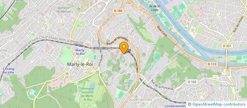 localisation de l'entreprise SCI MIKAL  LOUVECIENNES