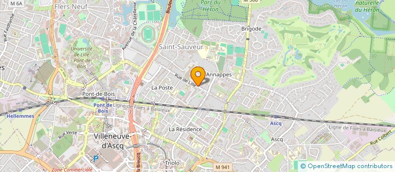 localisation de l'entreprise SCI MIKASA à VILLENEUVE-D'ASCQ