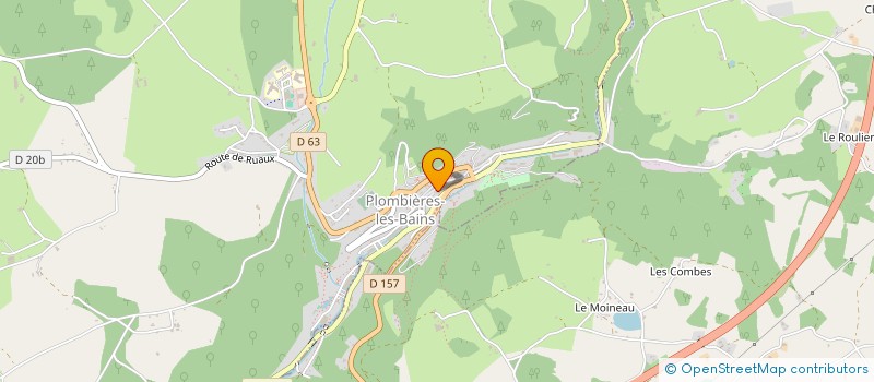 localisation de l'entreprise SCI MIKAYA  PLOMBIERES-LES-BAINS