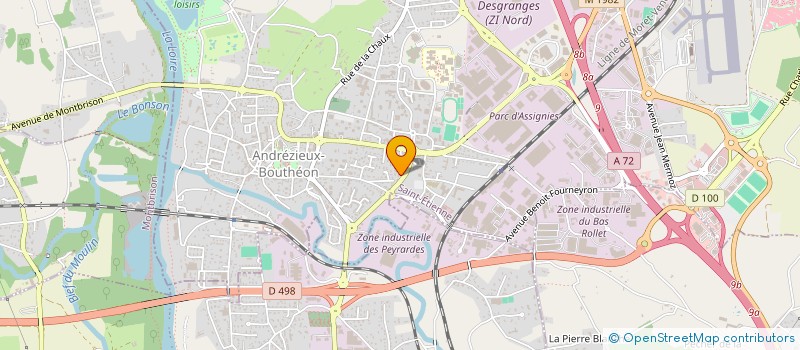 localisation de l'entreprise SCI MIKCEL  ANDREZIEUX-BOUTHEON