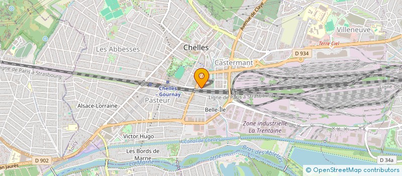 localisation de l'entreprise SCI MIKE  CHELLES