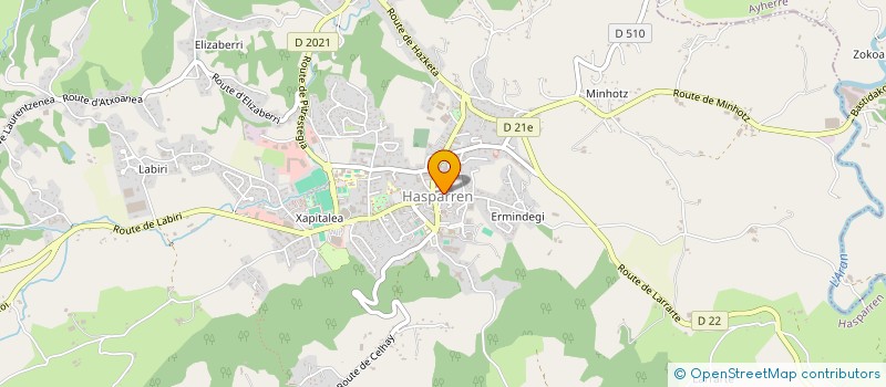 localisation de l'entreprise SCI MIKEL ANJE à HASPARREN