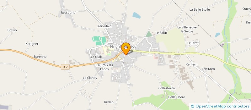 localisation de l'entreprise SCI MIKG OLIV  NOYAL-PONTIVY