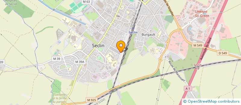 localisation de l'entreprise SCI MIKLANDS à SECLIN