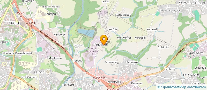 localisation de l'entreprise SCI MIKSOKIRO  ERGUE-GABERIC