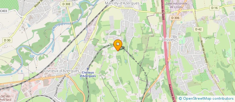 localisation de l'entreprise SCI MIL  MARCILLY-D'AZERGUES