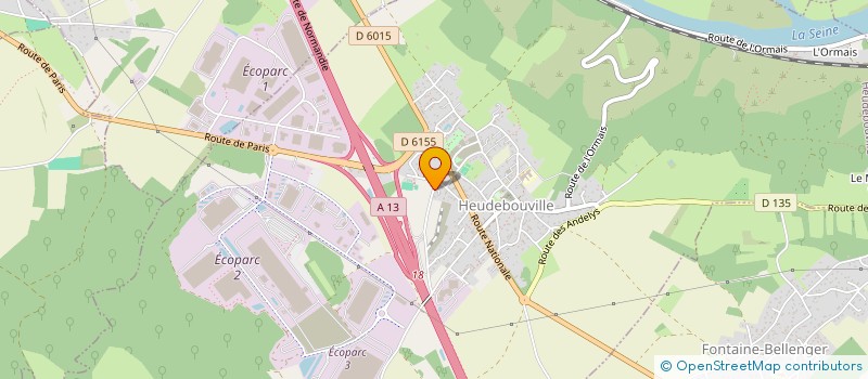 localisation de l'entreprise SCI MIL  HEUDEBOUVILLE