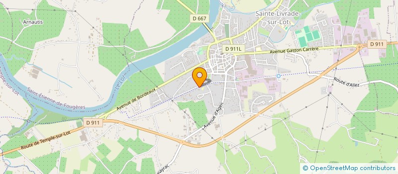 localisation de l'entreprise SCI MIL  SAINTE LIVRADE SUR LOT