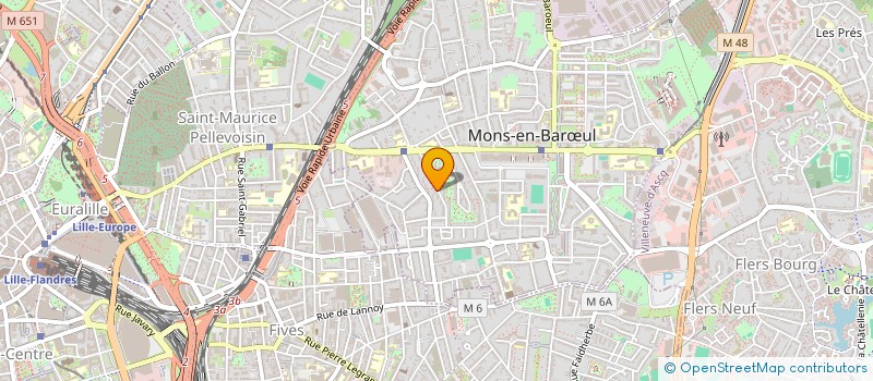 localisation de l'entreprise SCI MIL  MONS-EN-BARUL