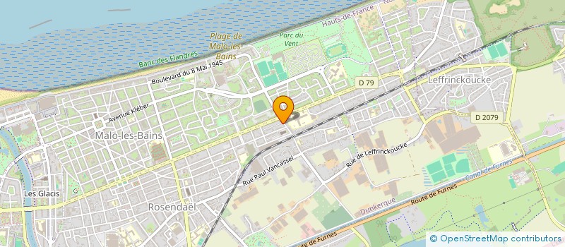 localisation de l'entreprise SCI MILA à DUNKERQUE