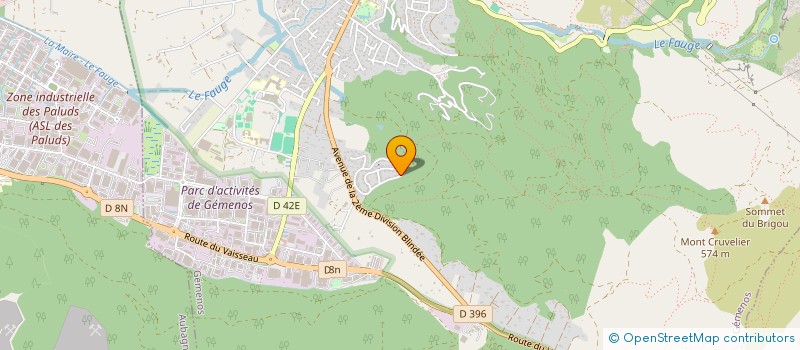 localisation de l'entreprise SCI MILA  GEMENOS