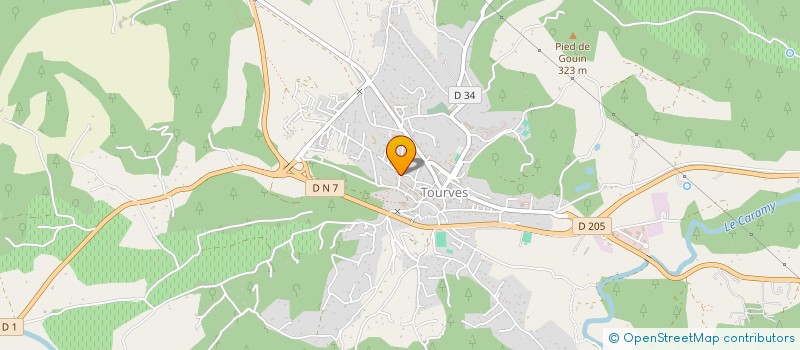 localisation de l'entreprise SCI MILA à TOURVES