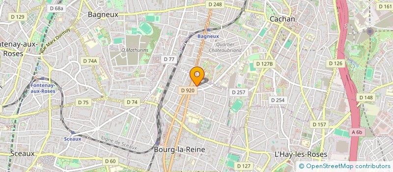 localisation de l'entreprise SCI MILADI à BOURG LA REINE