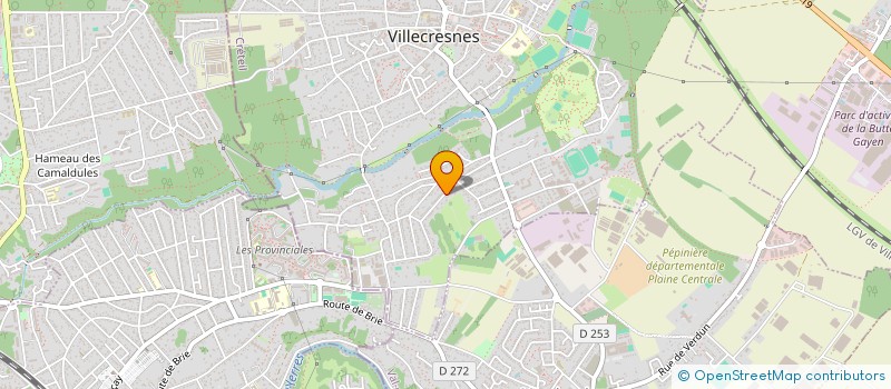 localisation de l'entreprise SCI MILADI  VILLECRESNES