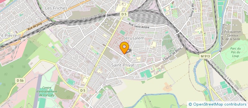 localisation de l'entreprise SCI MILADI à MONTIGNY LES METZ