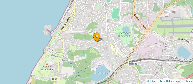 localisation de l'entreprise SCI MILADY à BIARRITZ