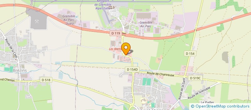 localisation de l'entreprise SCI MILAGATHE  SAINT-ETIENNE-DE-SAINT-GEOIRS