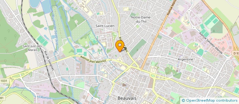 localisation de l'entreprise SCI MILAINE  ALLONNE